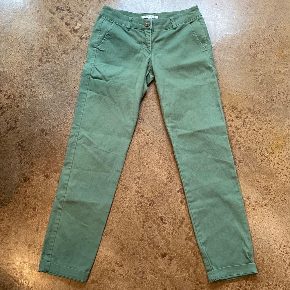 Cabi
olive green flat front chino khaki pants - Picture 2 of 8